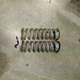 Original springs were in good condition, so they would be re-used but cut off 2.5 turns